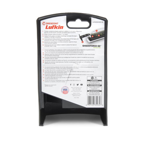 Crescent ToolsCRES-LM1225CMEB-02 1-1/4in x 8m/26ft Shockforce Nite Eye G2 Magnetic Tape Measure