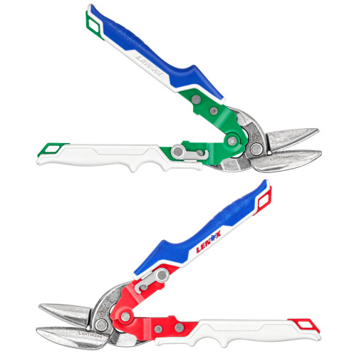 Lenox LEN-LXHT14348 Offset Left And Right Aviation Snips Combo Pack