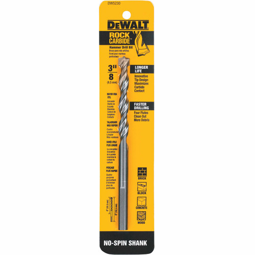 DEWALT DEW-DW52XX6IN 6inHammer Drill Bit