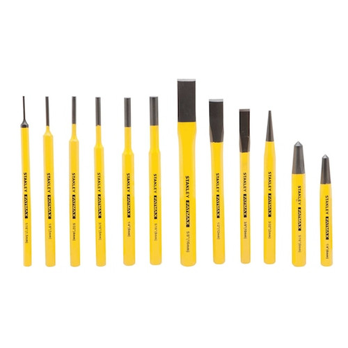 Stanley Hand Tools ST-FMHT16573 Fatmax Punch And Chisel Set 12 Pieces