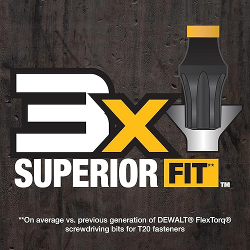 DEWALT DEW-DWAF1SQ2IRXX 1in Flextorq Square SQ2 Bits