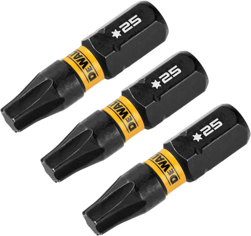 DEWALT DEW-DWAF1RX25IRXX 1/4 x 1in Flextorq Torx T25 Bits