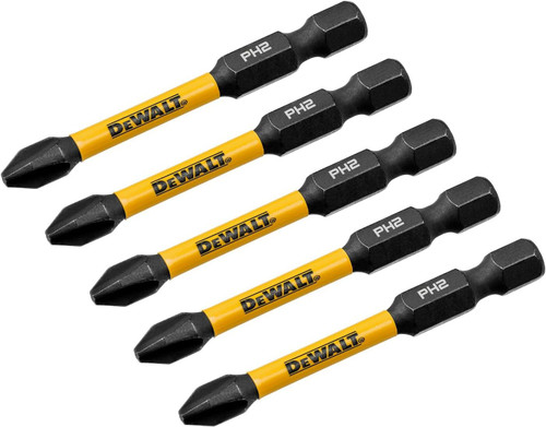 DEWALT DEW-DWAF2PH2IRXX 2.25in FlexTorq Impact Screwdriving Bits For PH2