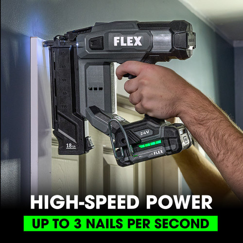 FLEX FL-FX4331-1A 24V 18GA Brad Nailer 2.5Ah Kit