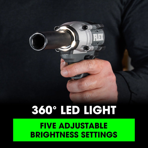 FLEX FL-FX1431-1F 24V 1/2in Compact Size Impact Wrench Stacked Lithium 3.5Ah Kit