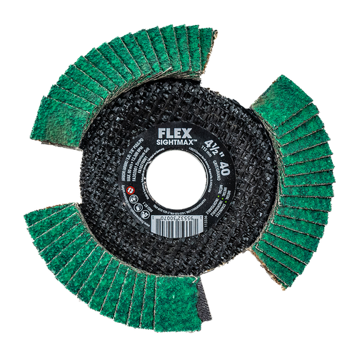 FLEX FL-FA302001 4-1/2in SIGHTMAX 40 Grit Flap Disc