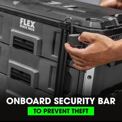 FLEX FL-FS1105 STACK PACK - 3-Drawer Tool Box