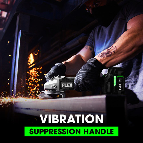 FLEX FL-FX3171A-Z 24V 5in Variable Speed Angle Grinder with Paddle Switch Bare Tool