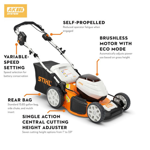 Stihl STIHL-RMA460VS Variable Speed, Self Propelled Lawn Mower
