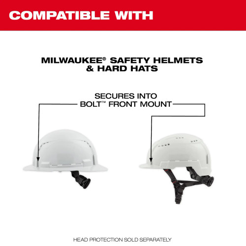Milwaukee MIL-48-73-14XX BOLT Gasketed Eye Visor - Dual Coat Lens