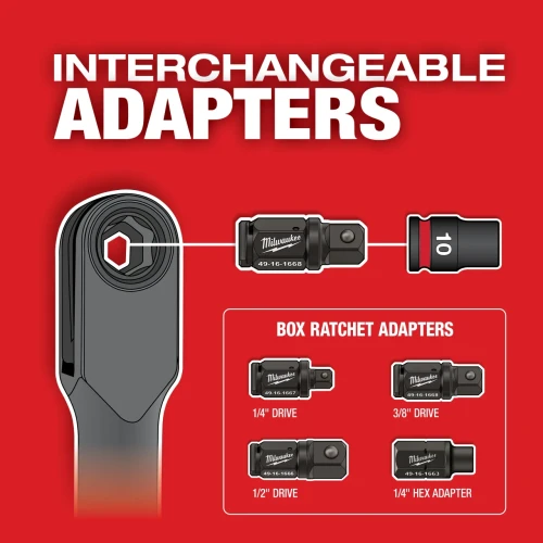 Milwaukee INSIDER Box Ratchet Adapters