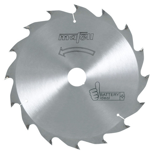 Mafell MAF-92494 TCT 16 Teeth 185 x 20mm Saw Blade Battery Ideal For Ripping In Wood