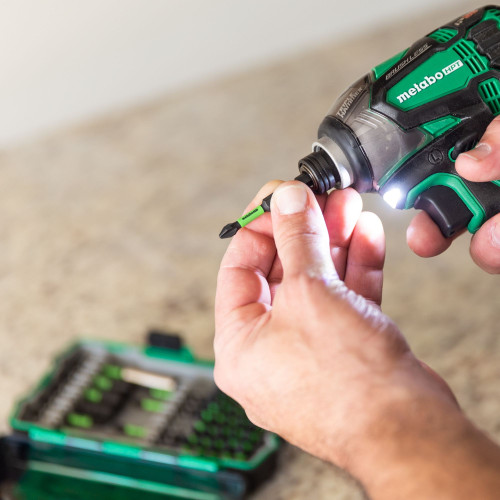 Metabo HPT HPT-115860M 1/4in Impact Bit And Socket Set 60 Pieces