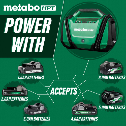 Metabo HPT HPT-UP18DAQ4M Cordless Dual Function Inflator