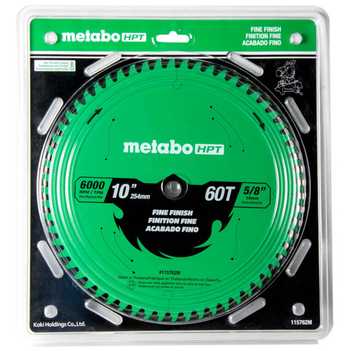 Metabo HPT HPT-11576XX 10in Fine Finish Saw Blade