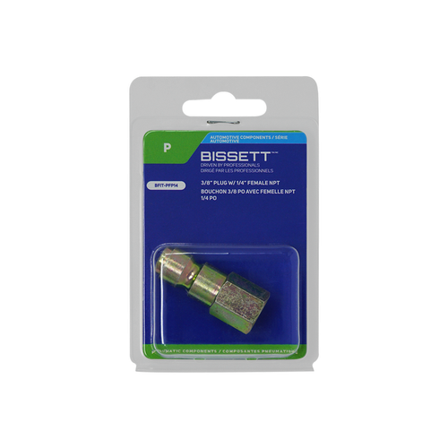 Bissett BFIT-PFP14 3/8in Plug with 1/4in Female NPT