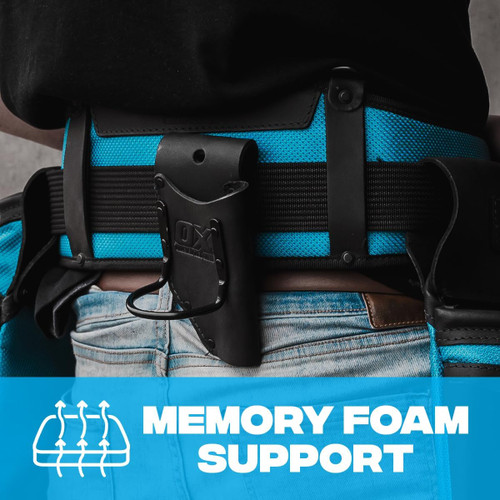 OX Tools OX-U268601 Ultimate Leather And Nylon Construction Rig With Kevlar Reinforcement 4 Pieces