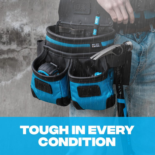 OX Tools OX-U268601 Ultimate Leather And Nylon Construction Rig With Kevlar Reinforcement 4 Pieces