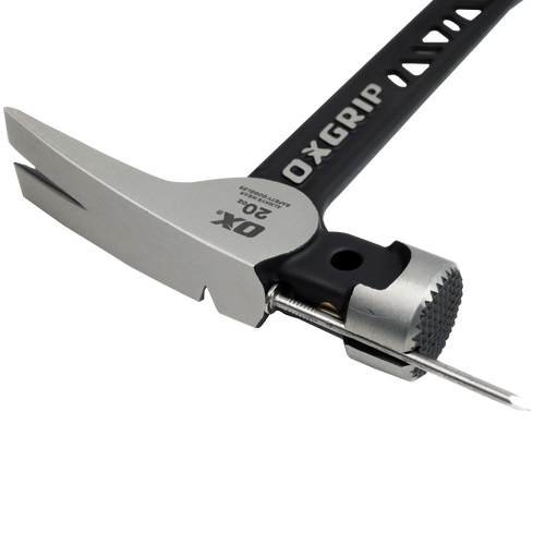 OX Tools OX-P087020 Pro Series 20oz Ultrastrike Framing Hammer Milled Face