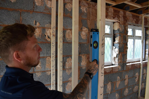 OX Tools OX-P028603 Pro Series Level Bag With 1800/1200/600mm Black/Blue