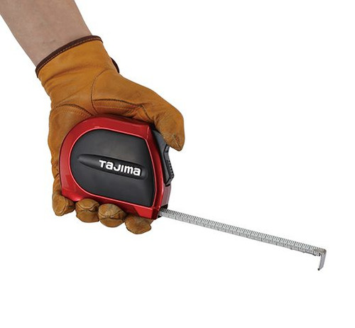 Tajima TAJ-SSSF-25BW Sigma Stop Standard Scale 25ft x 1in Strong Tape And Hook With Safety Belt Holder