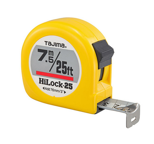 Tajima TAJ-HL-25/7.5MBW Hi-Lock 25ft Measuring Tape