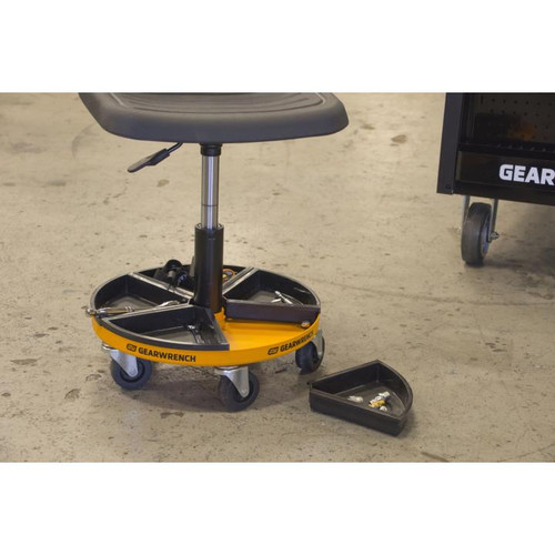 GEARWRENCH GW-86994 Adjustable Height Swivel Mechanics Seat 18in to 22in