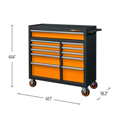 GEARWRENCH GW-83245 41in 11 Drawer GSX Series Rolling Tool Cabinet