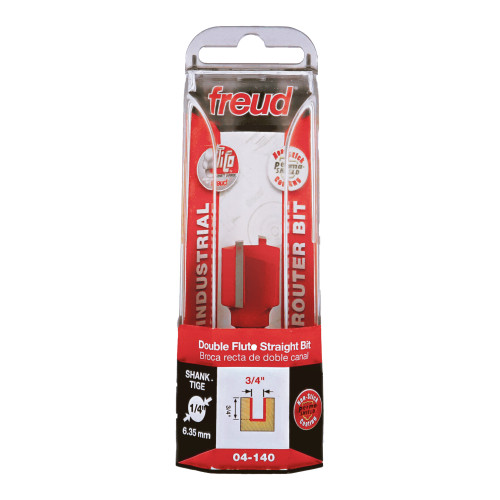 Freud FRE-04-140 3/4in Double Flute Straight Bit