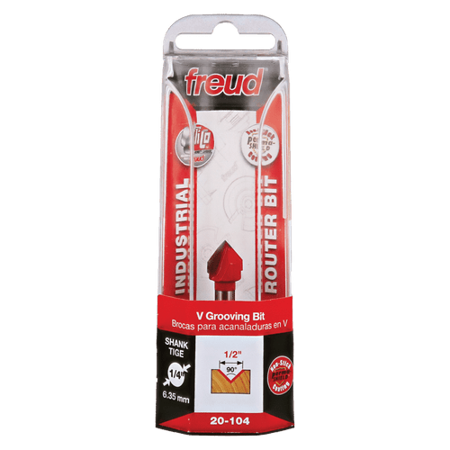 Freud FRE-20-104 1/2in 90 Degree V Grooving Bit