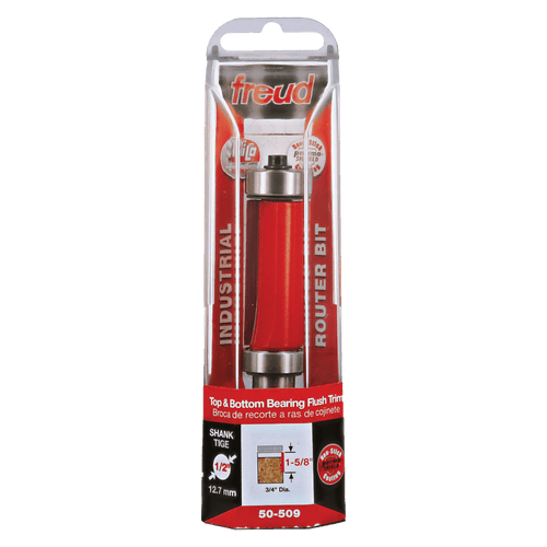 Freud FRE-50-509 3/4in Top And Bottom Bearing Flush Trim Bit