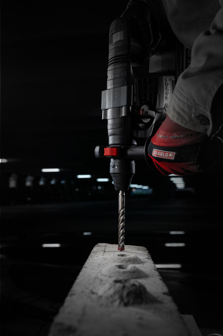 Diablo FRE-DMAMX1090 5/8in x 8in x 13in Rebar Demon SDS-Max 4-Cutter Full Carbide Head Hammer Drill Bit