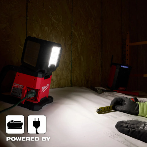Milwaukee MIL-2368-20 M18 ROVER Dual Power Triple-Panel Flood & Area Light