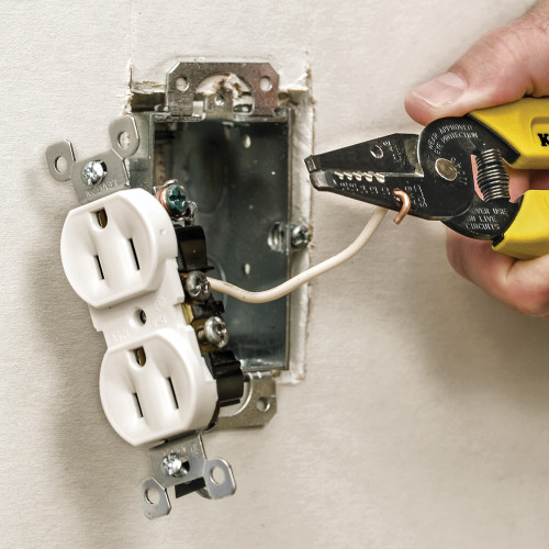 Klein Tools KLE-11045 10-18 AWG Solid Wire Stripper Cutter