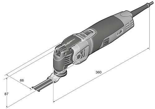 Fein Canada FEIN-72296864090 Multimaster MM700 Max Top Oscillating Tool Box