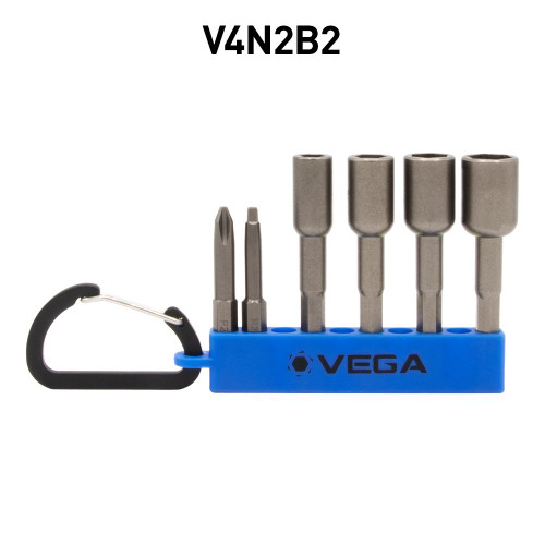 Vega Industries VEGA-V4N2B2 Nutsetter Specialty Carabiner 6 Piece Set