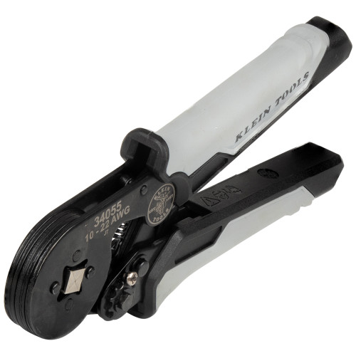 Klein Tools KLE-34055 10-22 AWG Wire Ratcheting Ferrule Square Crimper