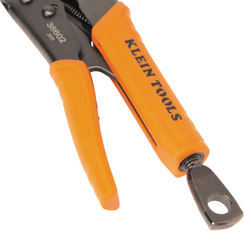 Klein Tools KLE-38663 10in Curved Jaw With 6in Long Nose Locking Pliers 2 Piece Set