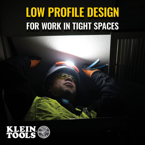 Klein Tools KLE-KHH56308 Wide-Beam Headlamp With Mount For Hard Hat