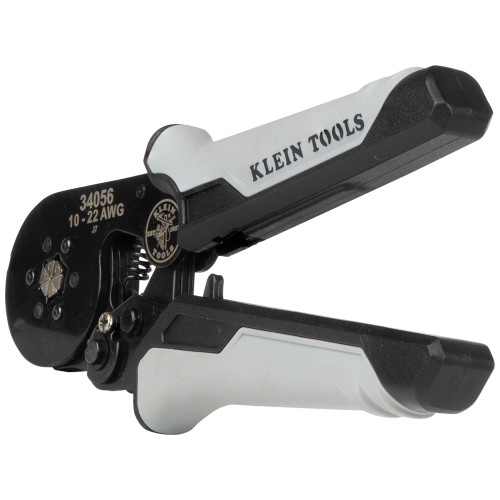 Klein Tools KLE-34056 10-22 AWG Wire Ratcheting Ferrule Hex Crimper