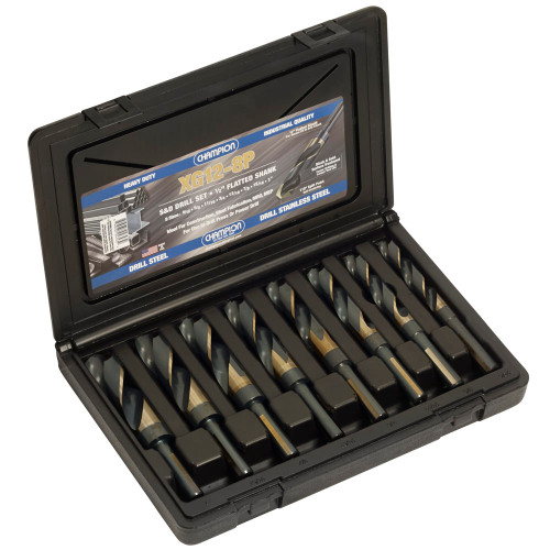 Champion CHAMP-XG12-8P Black And Gold Silver And Deming 8 Piece Set