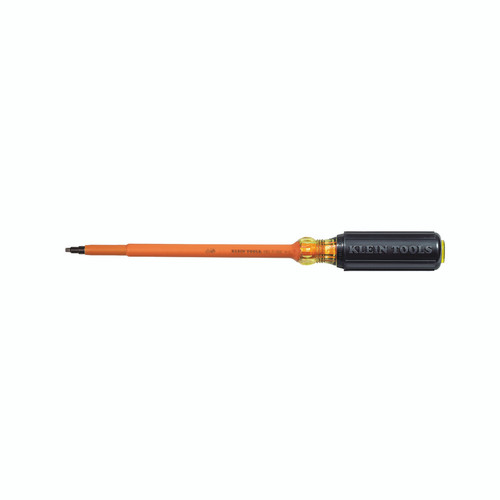 Klein Tools KLE-6627INS 7in Round Shank #2 Square Insulated Screwdriver