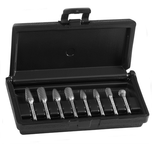 Champion CHAMP-US-BK8P Cutting Tool Carbide Bur Set 8 Pieces In Plastic Case