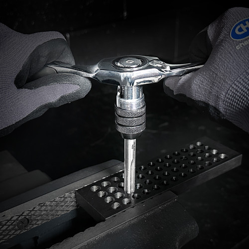 Champion CHAMP-CS40MP-A Cutting Tool Contractor Series Metric Tap And Die 40 Piece Set