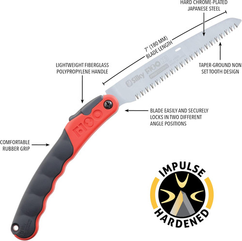Silky Saws SIL-143-18 180mm Economy Folding Saw