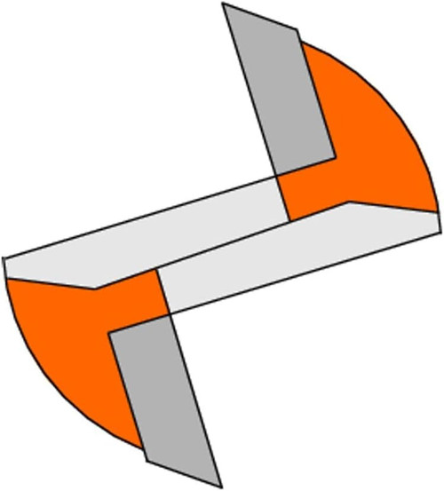 CMT Orange Tools CMT-81125411 1in Dia. x 2in Straight Router Bit Short Series