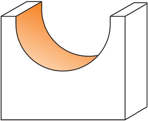 CMT Orange Tools CMT-81475411 1in Dia Round Nose Bit