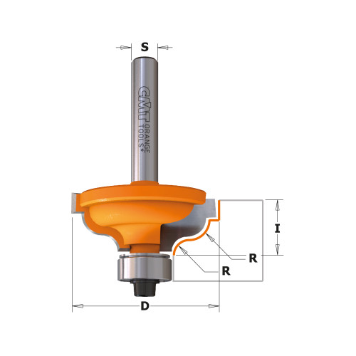 CMT Orange Tools CMT-84632511 1-3/8in Dia Ogee With Fillet Bit With Bearing