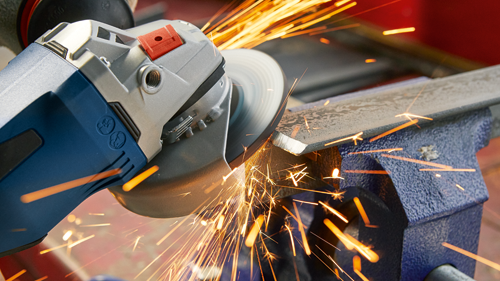 Bosch BOS-GWS18V-13PN PROFACTOR 18V 56in Angle Grinder With No Lock On Paddle Switch