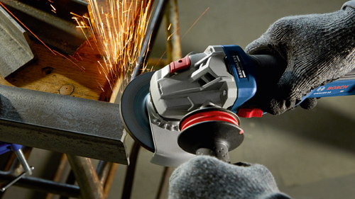 Bosch BOS-GWS18V-10N 18V Brushless 4-1/2.5 in Angle Grinder With Slide Switch